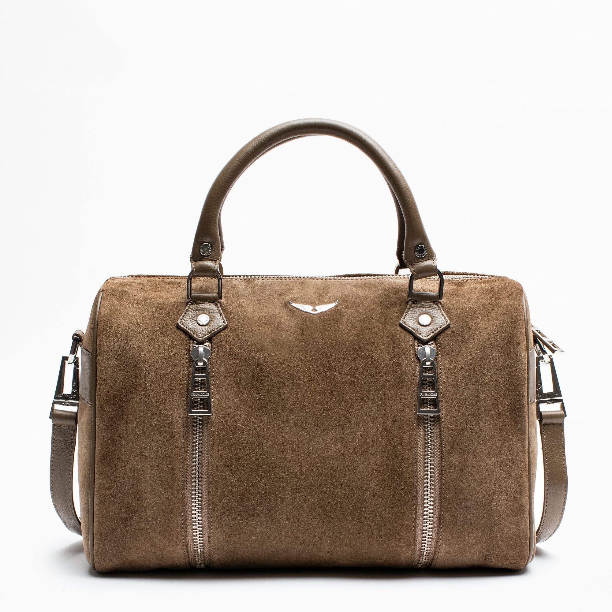 Sac Sunny Medium Suede - Sac en cuir suédé femme